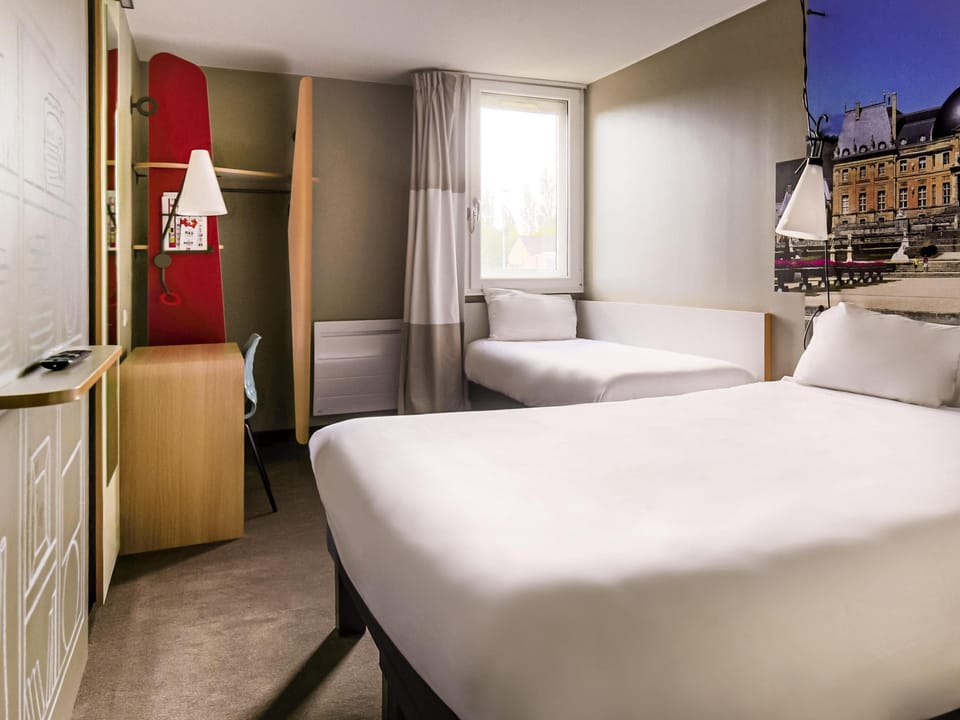 Standard Double Room, Multiple Beds | In-room safe, desk, soundproofing, iron/ironing board (on request)