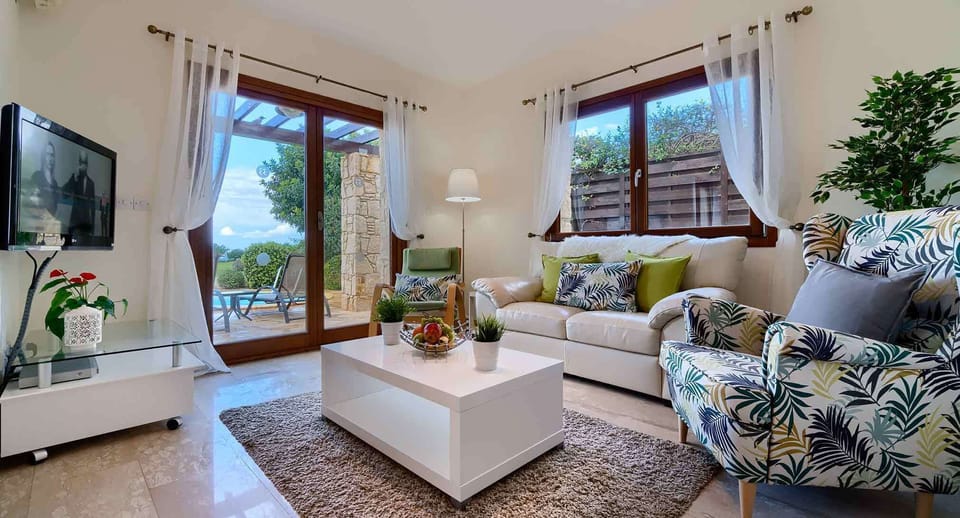 Villa, 2 Bedrooms | Living area | Flat-screen TV, DVD player