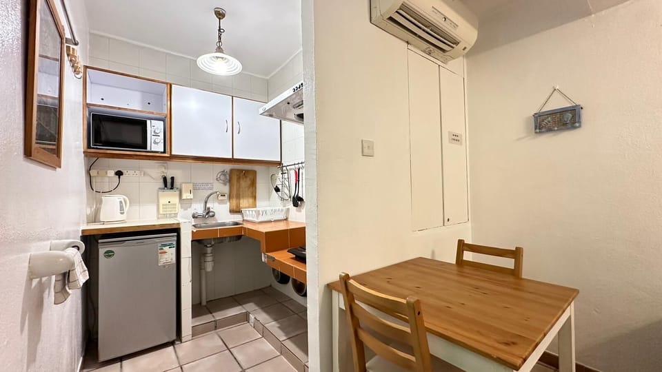 Double Room with Kitchen | Private kitchen | Microwave