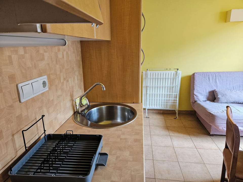 Basic Apartment, 1 Bedroom | Private kitchen | Fridge, microwave, stovetop, espresso maker