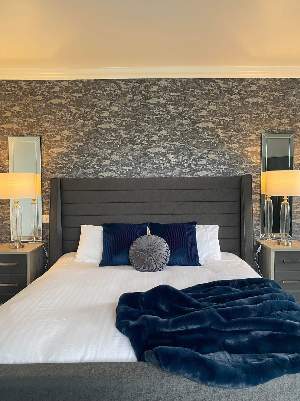Blackout drapes, iron/ironing board, WiFi (free), bed sheets