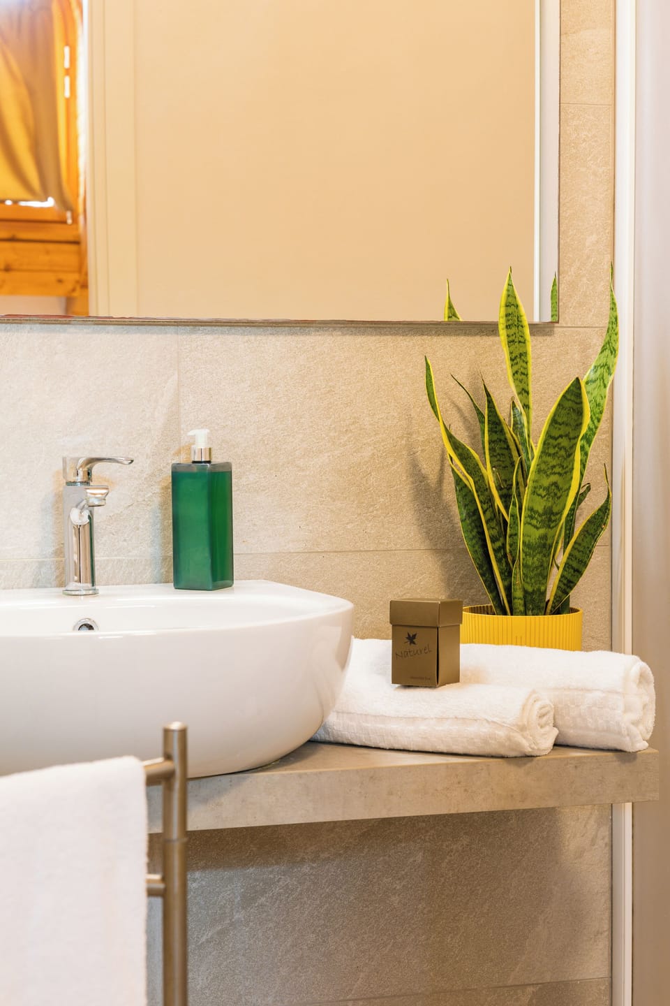 Shower, free toiletries, bidet, towels