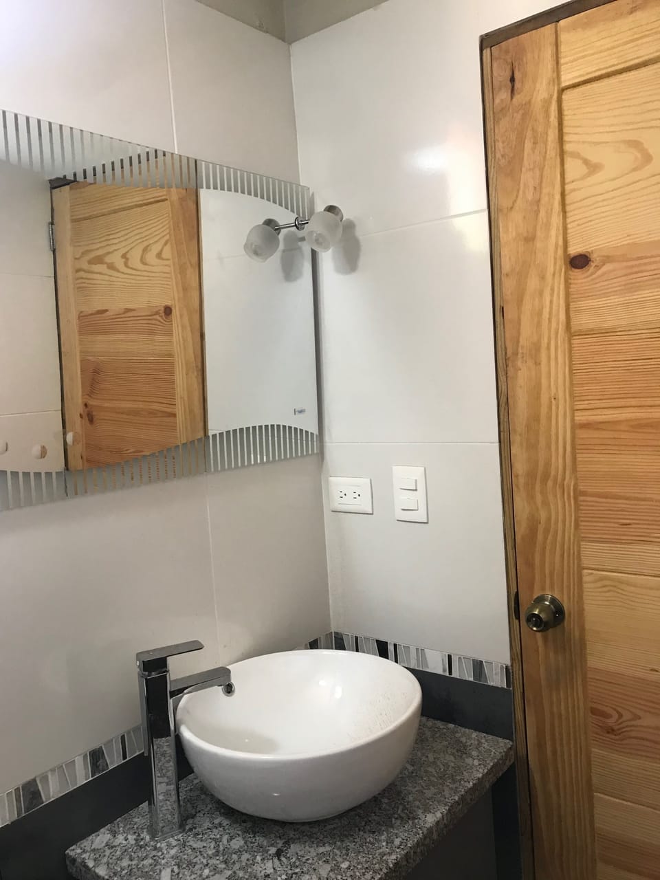 Shower, towels, soap, toilet paper