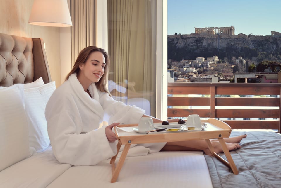 Suite (Acropolis View and Hammam) | Hypo-allergenic bedding, minibar, in-room safe, individually decorated