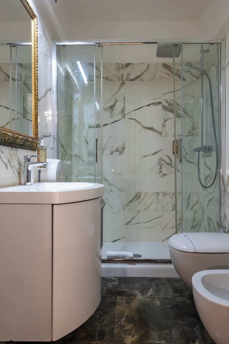 Deluxe Room, Multiple Beds | Bathroom | Shower, free toiletries, hair dryer, bidet