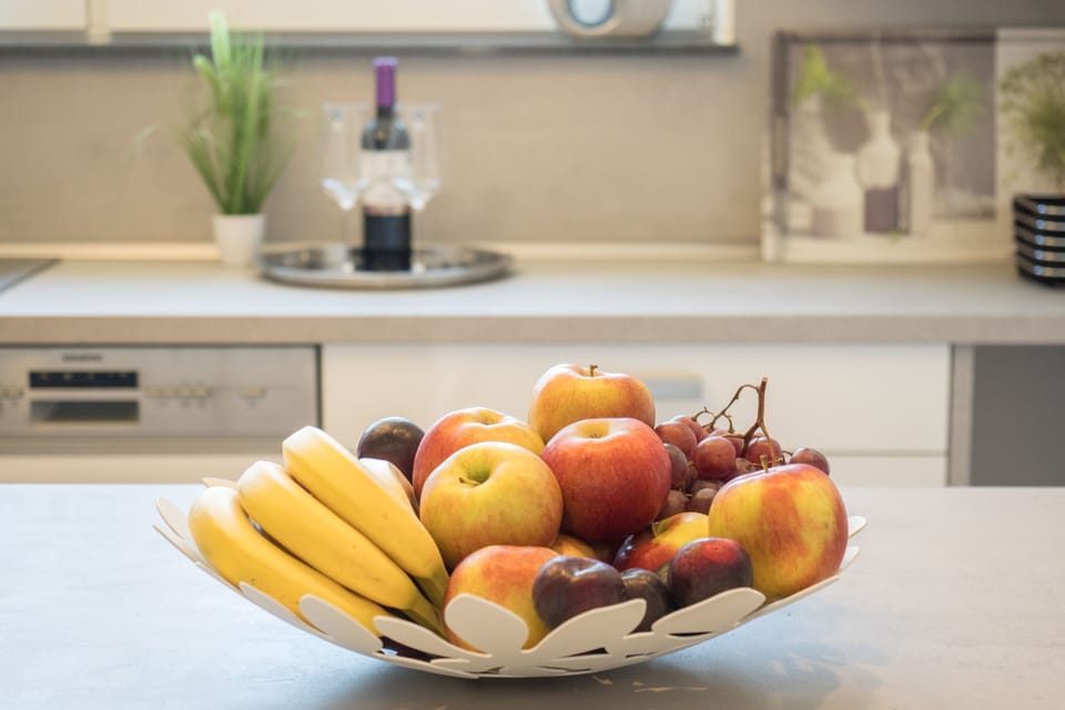 Apartment, Terrace | Private kitchen | Full-size fridge, microwave, oven, dishwasher