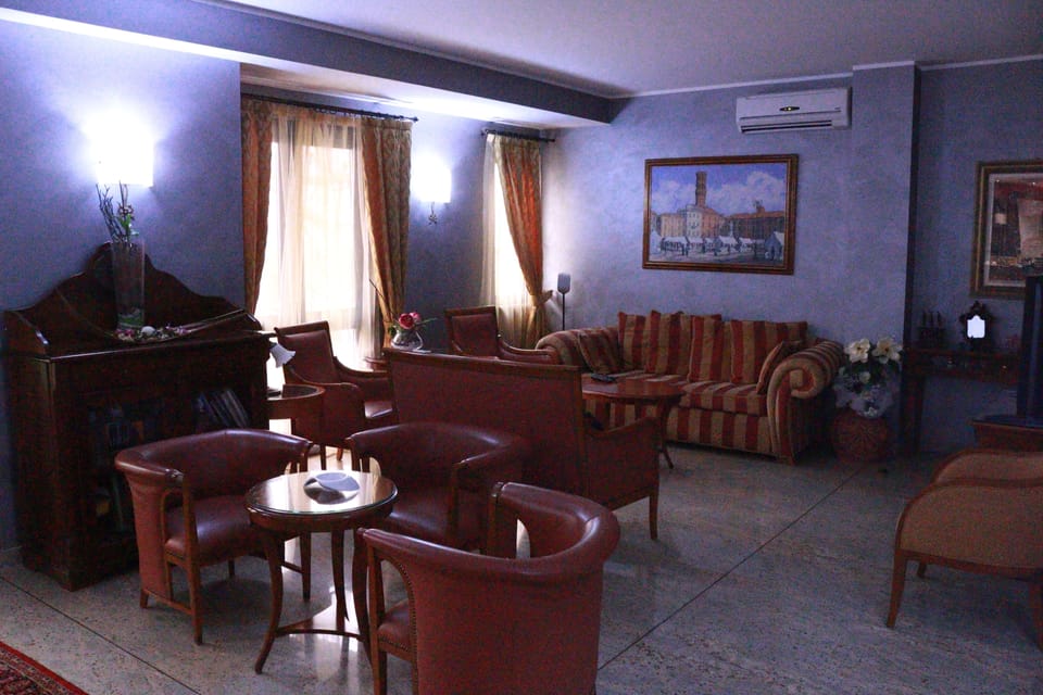 Lobby sitting area