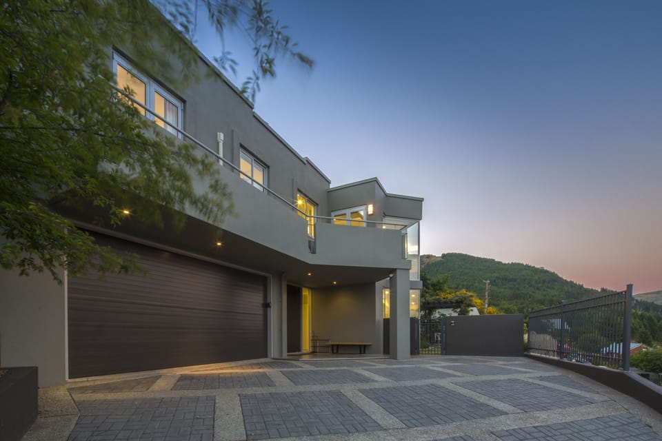 Front of property - evening/night