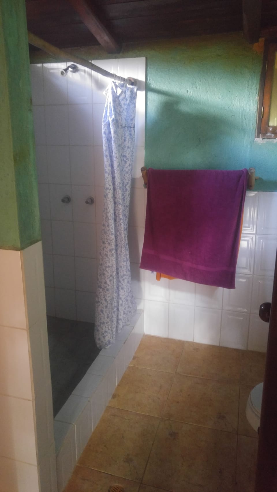 Traditional Cabin, 1 Queen Bed, Non Smoking | Bathroom shower