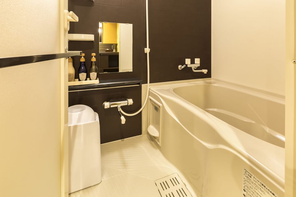 Japanese Style Room 10 tatami | Bathroom | Shower, free toiletries, hair dryer, bidet