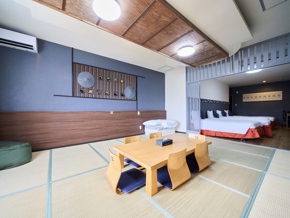 Japanese-style Room | Desk, laptop workspace, soundproofing, iron/ironing board (on request)