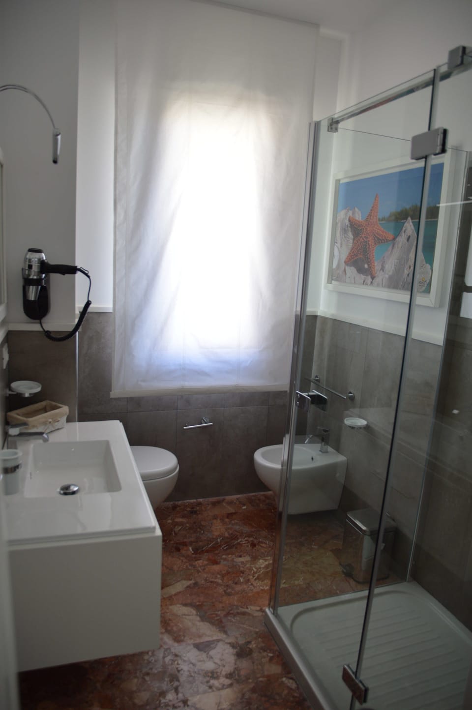 Deluxe Double Room, 1 King Bed, Accessible, City View | Bathroom | Shower, rainfall showerhead, designer toiletries, hair dryer