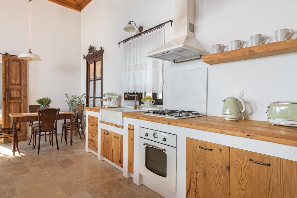 Panoramic Villa, 2 Bedrooms, Sea View | Private kitchen | Espresso maker, coffee/tea maker, fridge, oven