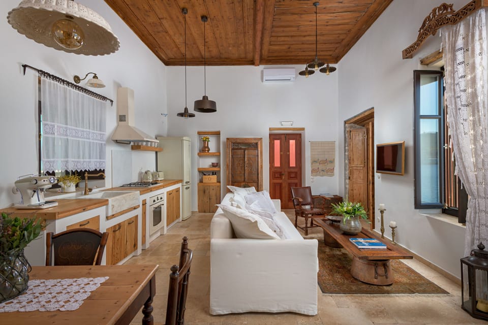 Panoramic Villa, 2 Bedrooms, Sea View | Living area | Smart TV, Netflix, DVD player