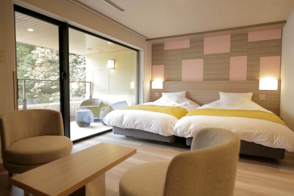 Premium Room, Private Open-Air Bath | Premium bedding, in-room safe, desk, free WiFi