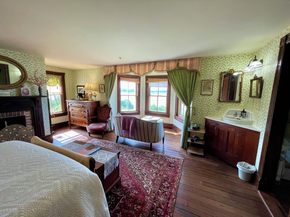 The Victorian Room | Blackout drapes, iron/ironing board (on request), individually decorated