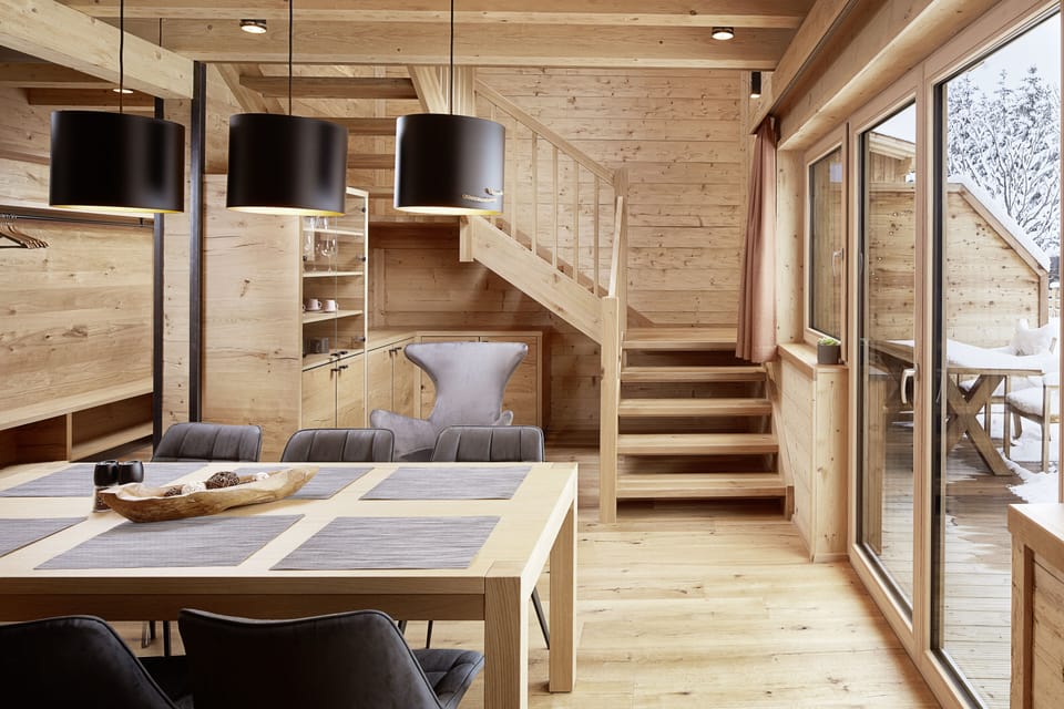 Comfort Chalet, 2 Bedrooms, Mountain View | In-room dining