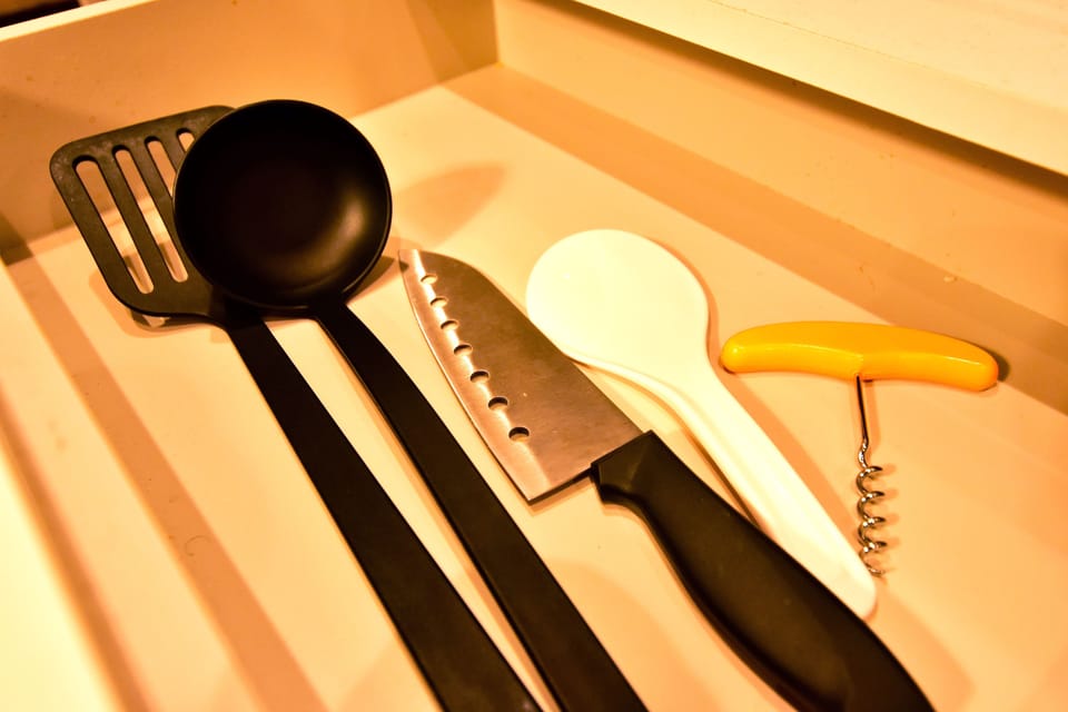 Japanese Style Townhouse | Private kitchenette | Fridge, microwave, cookware/dishes/utensils