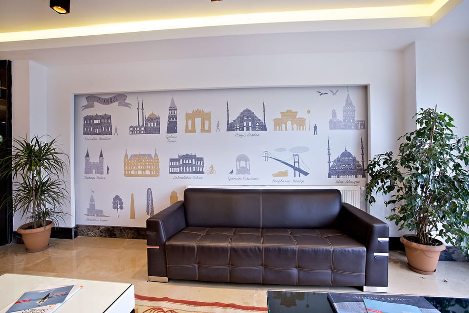 Lobby sitting area