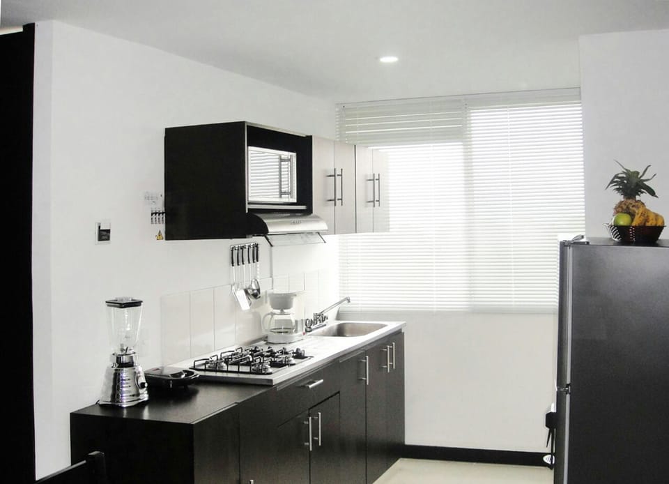 Family Apartment, Multiple Beds, Private Bathroom, Mountain View | Private kitchen | Fridge, microwave, stovetop, coffee/tea maker