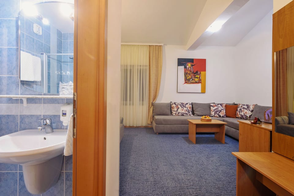 Apartment | Living area | 32-inch LED TV with premium channels, TV