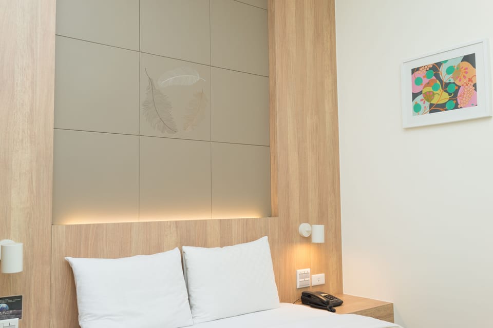 Senior Room, 1 Double Bed, City View | Individually furnished, desk, laptop workspace, blackout drapes