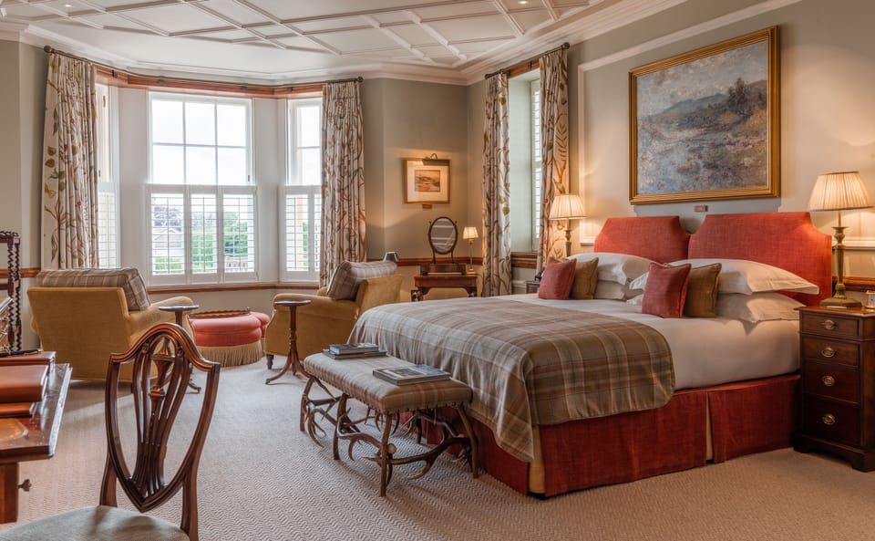 GLENSHIEL MASTER SUITE | Frette Italian sheets, premium bedding, individually decorated