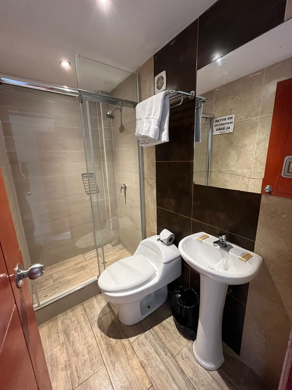 Shower, towels