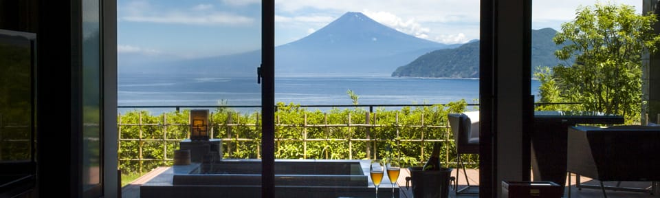 Japanese Western Style Room with Private Open-air Bath, Ocean View  | View from room