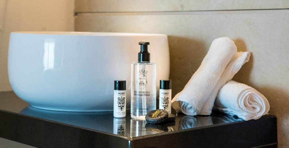 Free toiletries, hair dryer, slippers, bidet