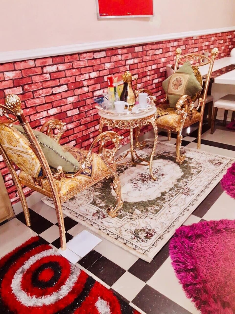 Royal Suite, 1 King Bed | Living area | Flat-screen TV