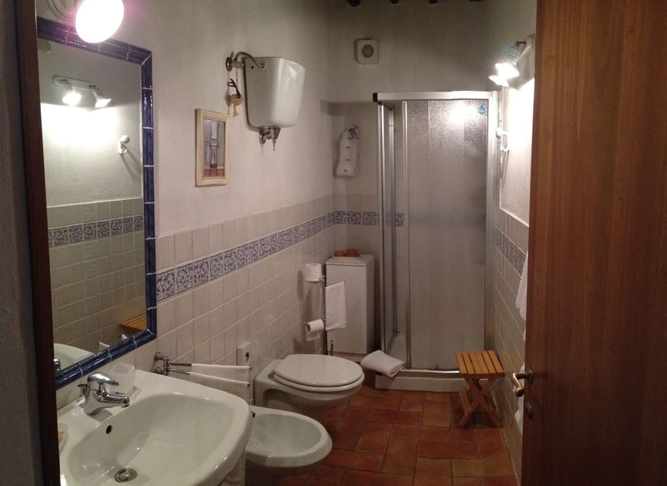 Double or Twin Room | Bathroom | Shower, free toiletries, hair dryer, bidet