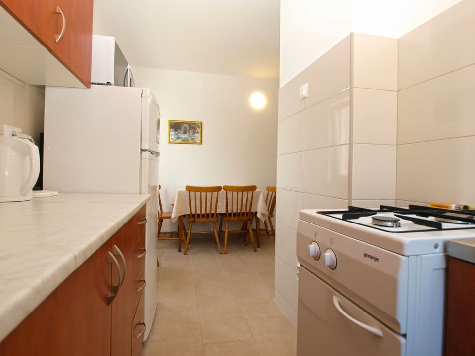 Standard Apartment, 2 Bedrooms (0303) | Private kitchen | Fridge, microwave, stovetop, coffee/tea maker