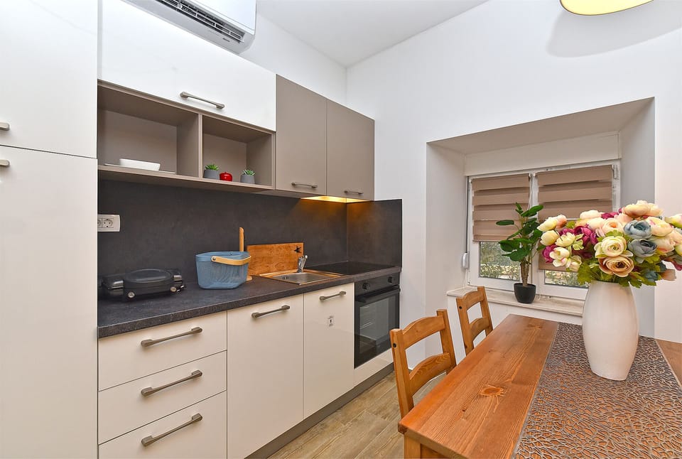 Standard Apartment, 1 Queen Bed with Sofa bed (0360) | Private kitchen | Fridge, microwave, electric kettle