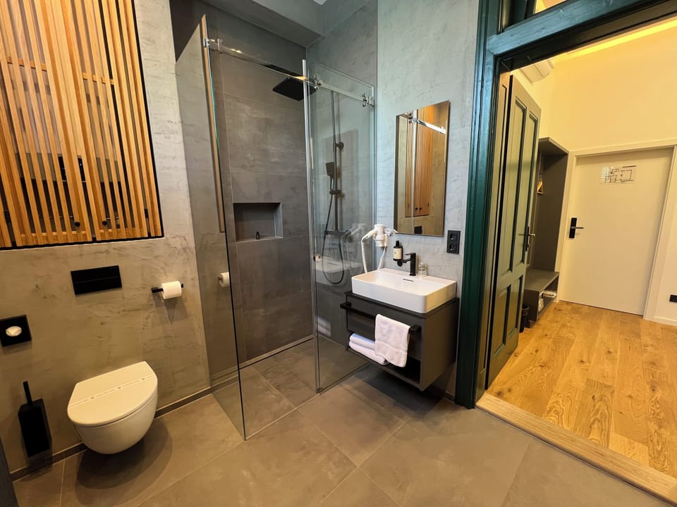 Basic Single Room | Bathroom | Free toiletries, hair dryer, towels