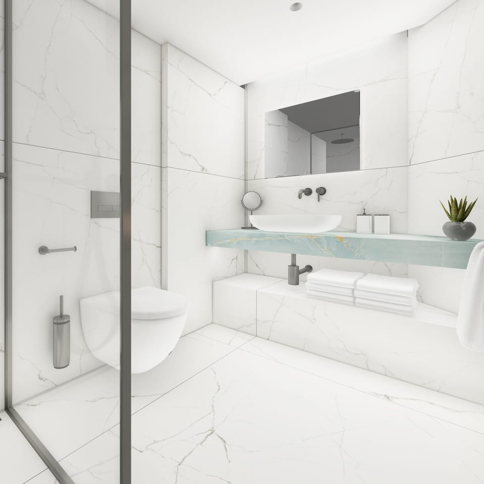 Free toiletries, hair dryer, bathrobes, slippers