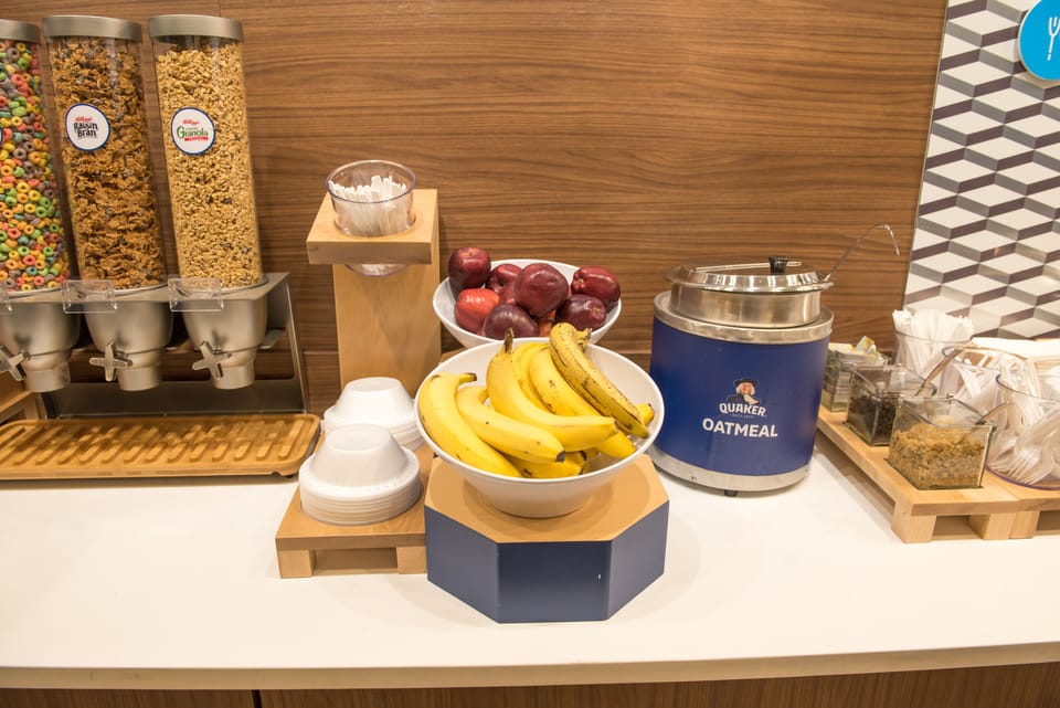 Free daily buffet breakfast
