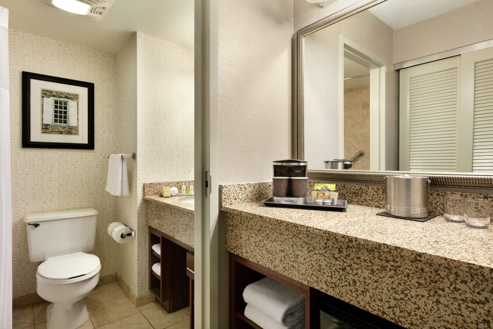 Free toiletries, hair dryer, towels, soap