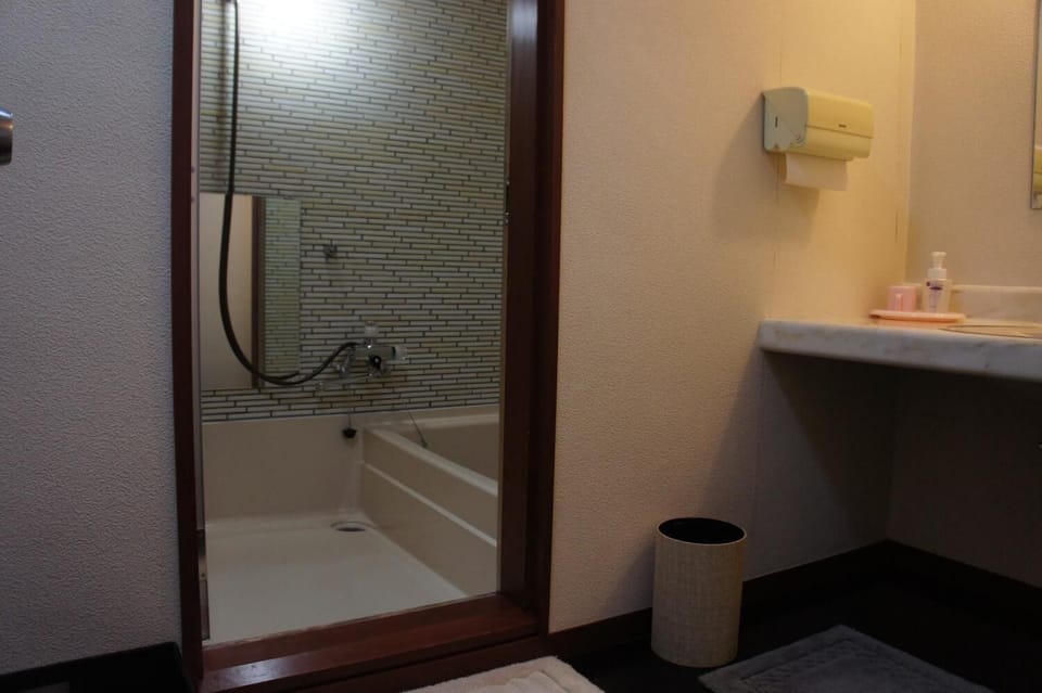 Hair dryer, slippers, electronic bidet, towels