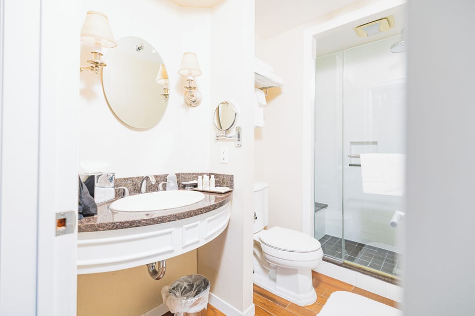 Double Waterview | Bathroom | Free toiletries, hair dryer, towels