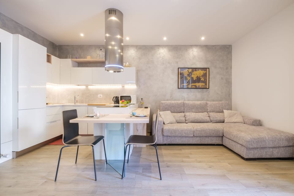 Deluxe Apartment, 1 Bedroom | Living area | Flat-screen TV
