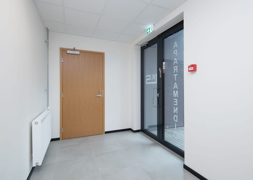 Interior entrance