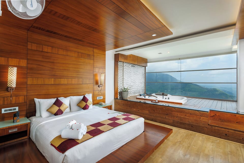 Madhura Honeymoon Suite with jacuzzi | Premium bedding, in-room safe, individually decorated
