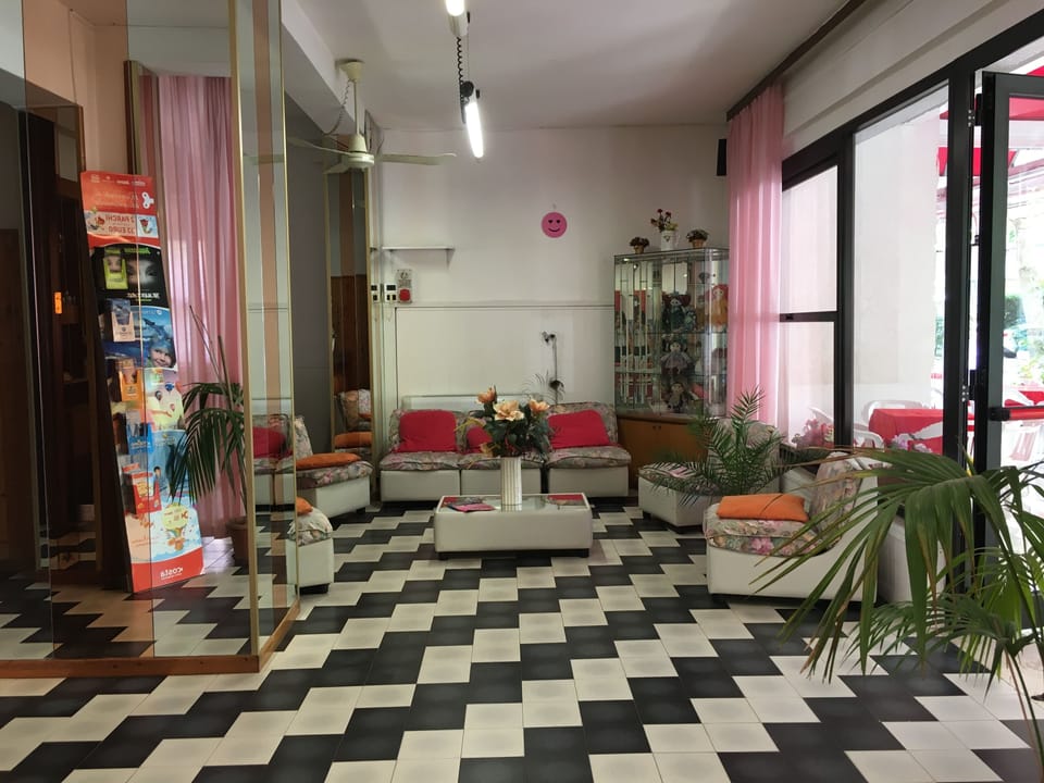 Lobby sitting area