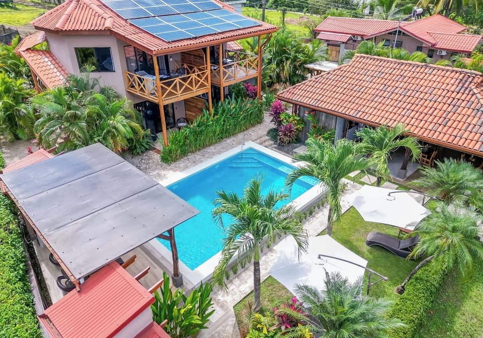 2 outdoor pools, pool umbrellas, sun loungers