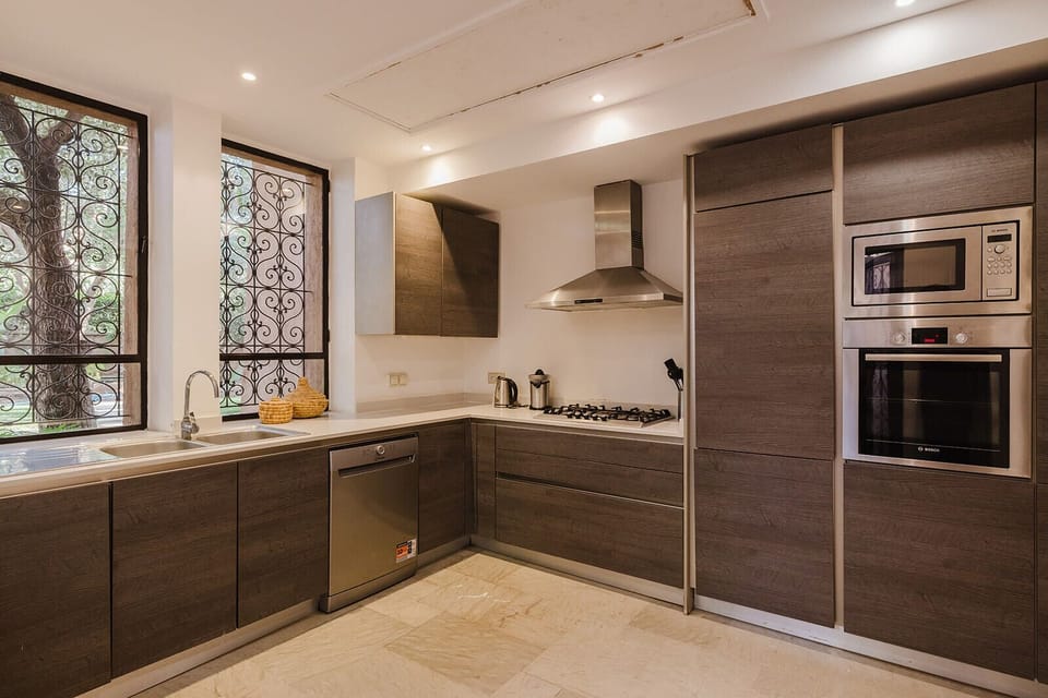 Superior Villa, 3 Bedrooms, Private Pool | Private kitchen | Full-size fridge, microwave, oven, stovetop