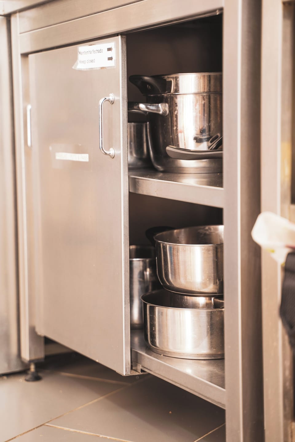 Shared fridge, microwave