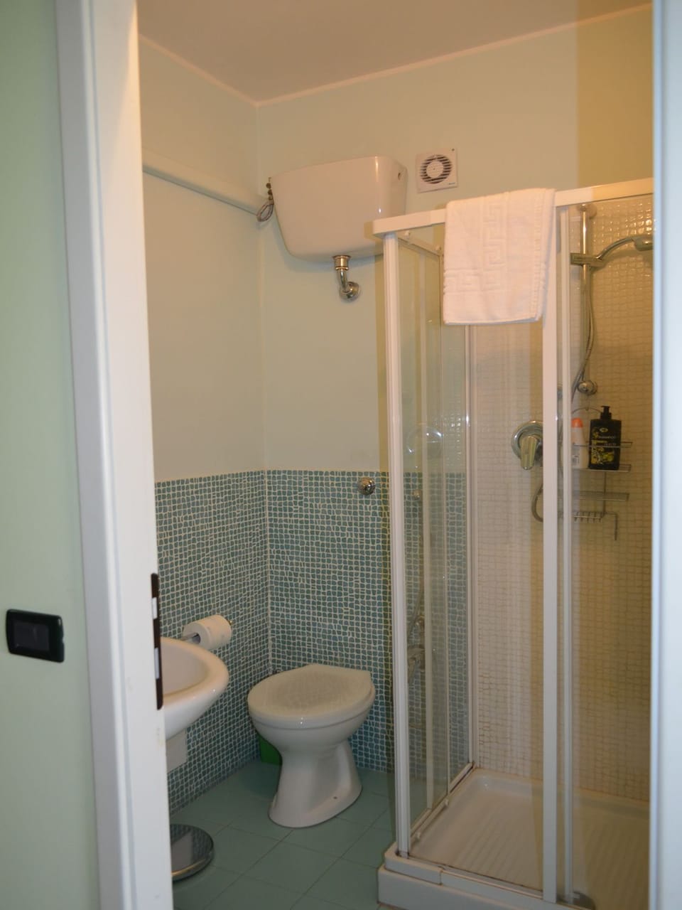 Double Room, 1 Double Bed | Bathroom | Shower, hair dryer, bidet, towels