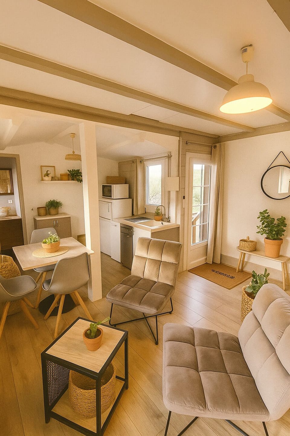 Comfort Studio, Multiple Beds, Kitchenette | Living area | 101-cm flat-screen TV with satellite channels, TV, Netflix