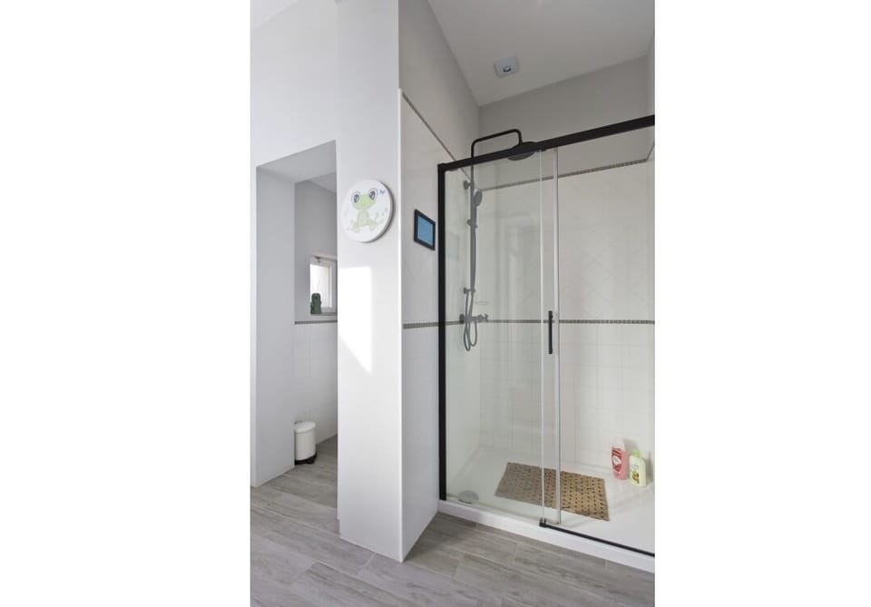 Deluxe Double Room, Private Bathroom | Bathroom | Shower, hair dryer, towels, soap